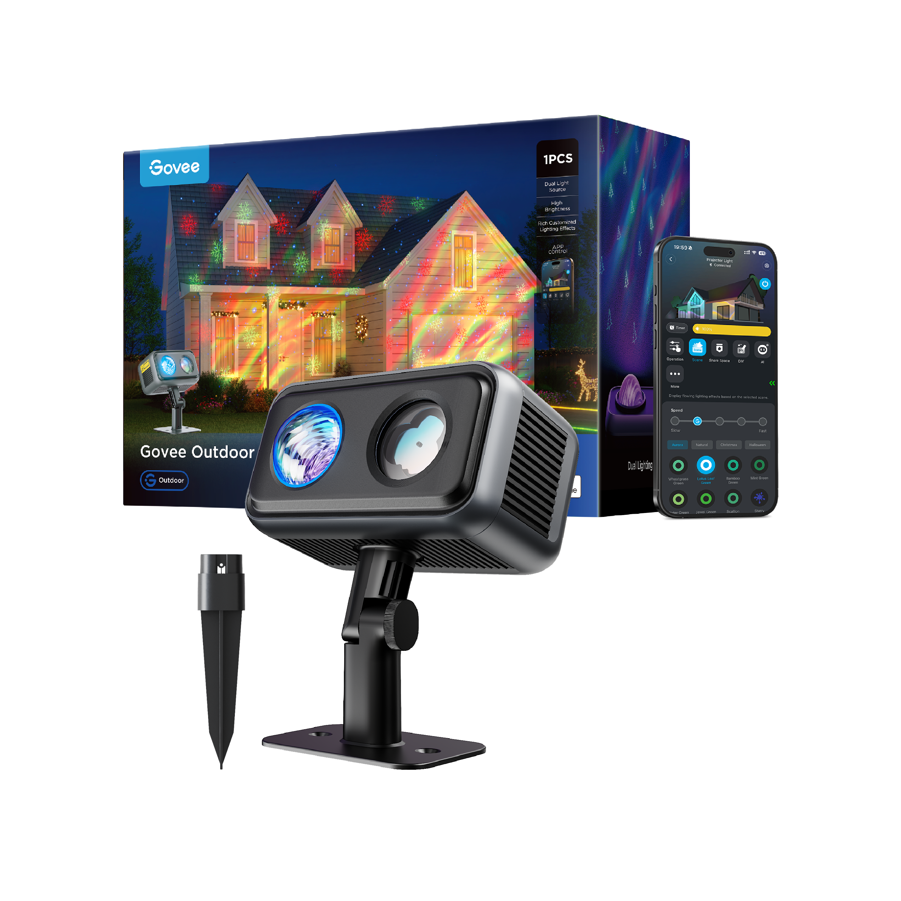 Govee Outdoor Projector Light H7073