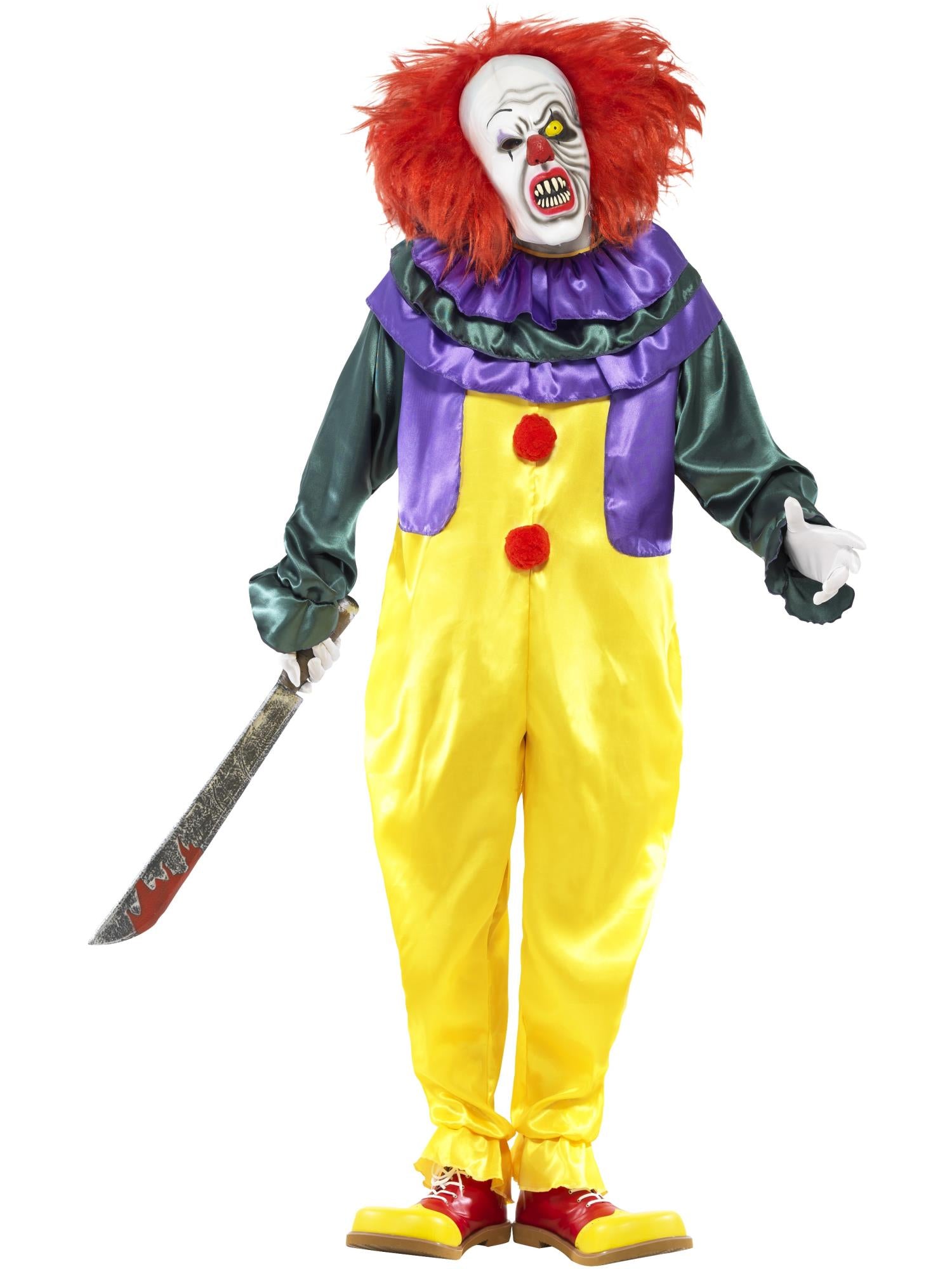 Smiffys Classic Horror Clown Costume
