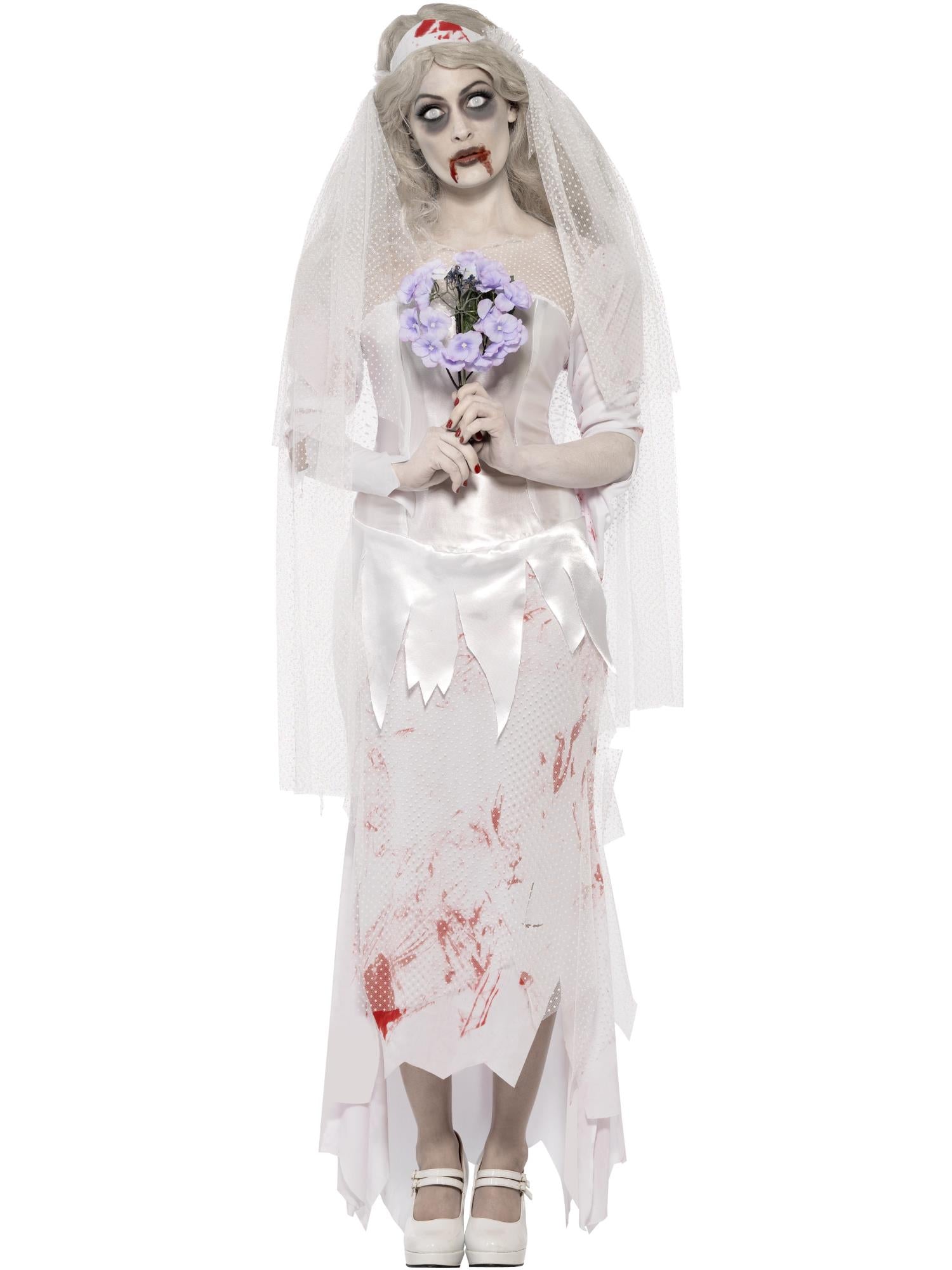 Smiffys Zombie Bride disfraz de novia zombi