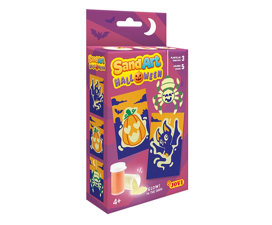 Kit de arena de colores JOVI Play & Fun Sand Art Halloween