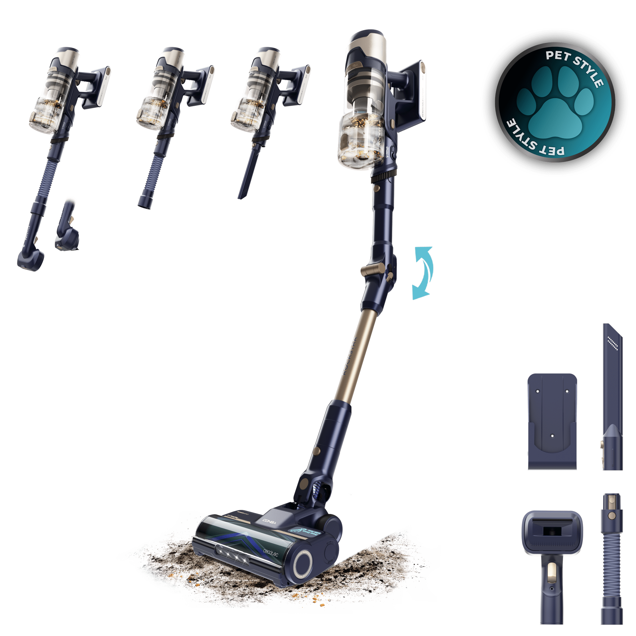 Cecotec Conga Rockstar RS80 Pet Flex Detect